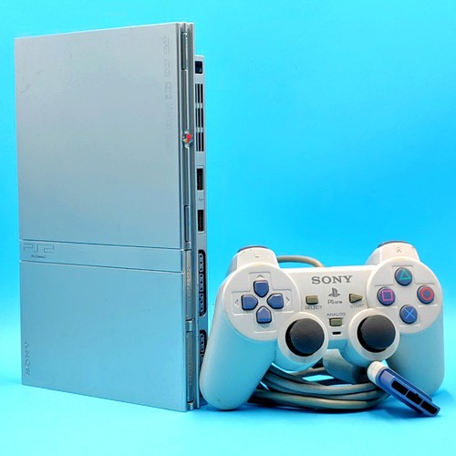 Ps2 slim silver console - slim,